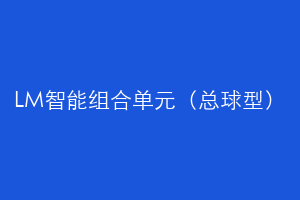 LM智能组合单元（总球型）