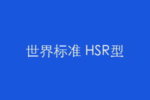 世界标准 HSR型
