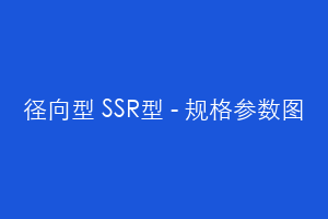 径向型 SSR型 - 规格参数图