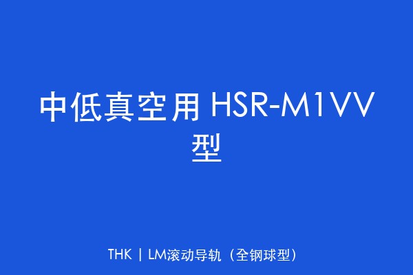 中低真空用 HSR-M1VV型