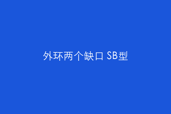 外环两个缺口 SB型
