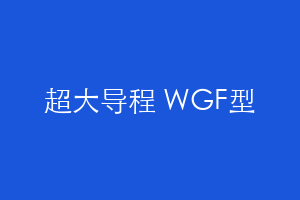 超大导程 WGF型